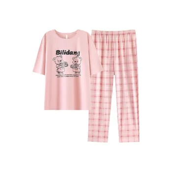 7 SEVFUN Pajama Set Women's Cherry Blossom Pink