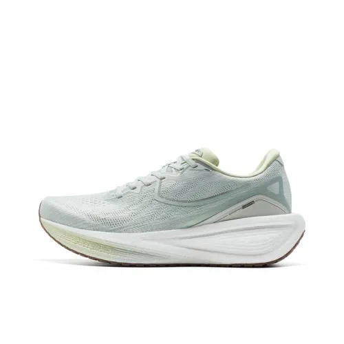 XTEP Qingyun Running Shoes Men Low Top Tru Gray, Gray Stone Green
