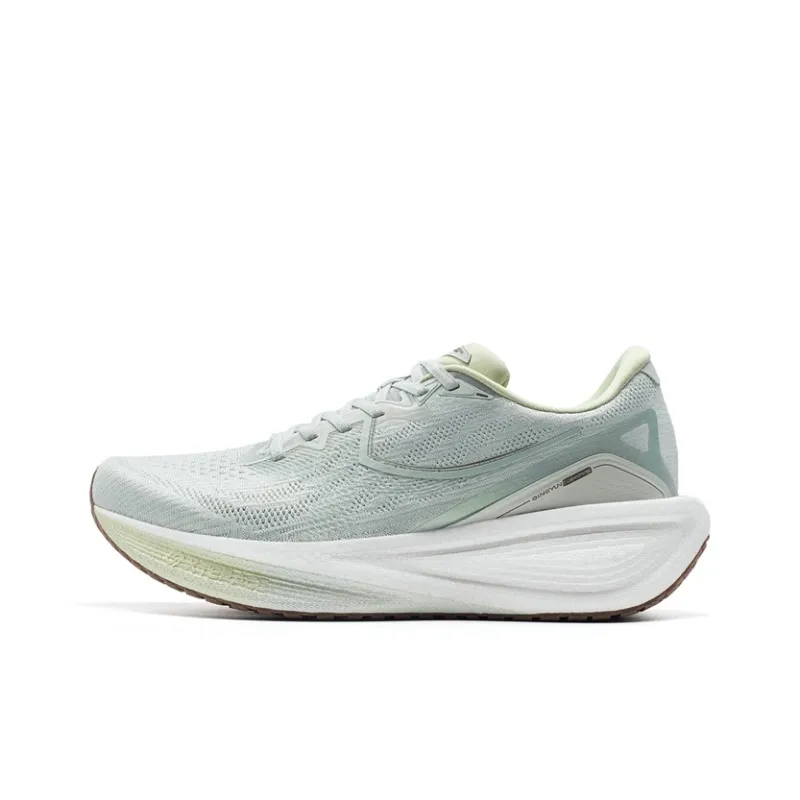 XTEP Qingyun Running Shoes Men Low Top Gray, Gray Stone Green-0
