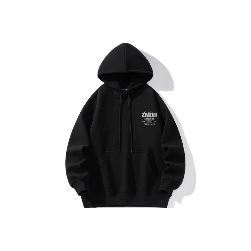 ZMOH Fleece Lined Hoodie Unisex Couple's-7