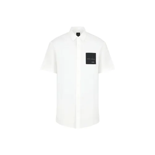 ARMANI EXCHANGEAE SS24 Shirt Men's White