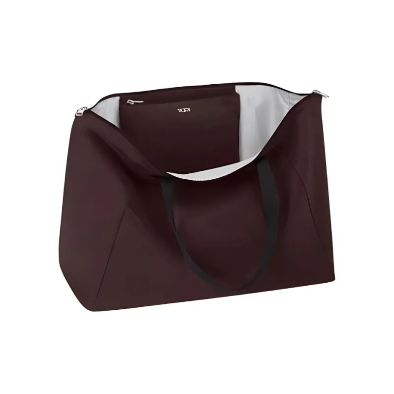 TUMI Voyageur Nylon Tote Bag Shopping Bag Handbag Unisex Dark Purple Red-2