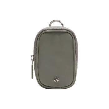 Lululemon Recycled Nylon Key Pouch Nano Unisex Gray