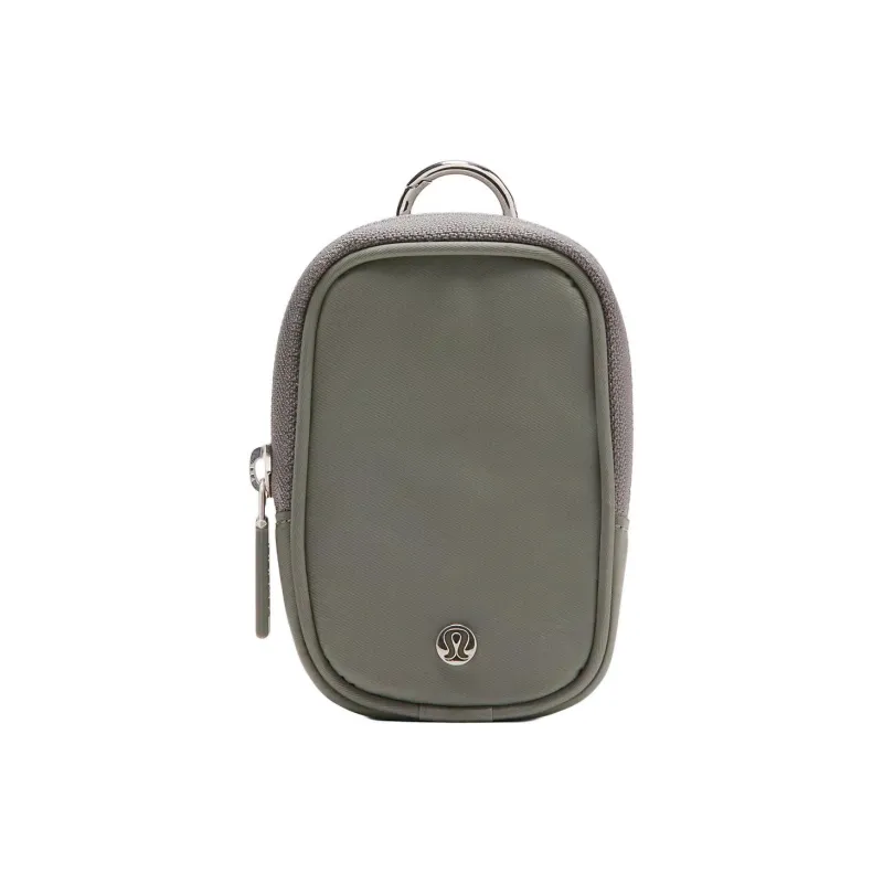 Lululemon Recycled Nylon Key Pouch Nano Unisex Gray-0