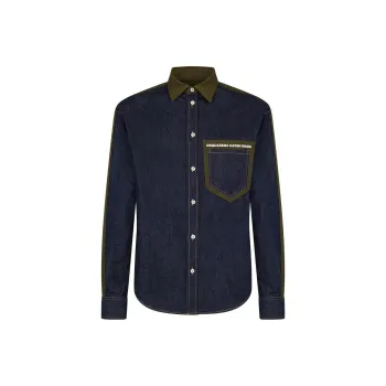 DSQUARED 2 FW23 Shirt Men's Blue