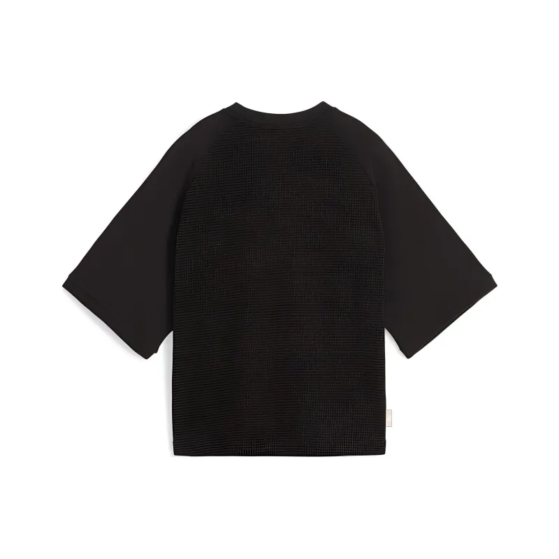 PUMA Raglan Sleeve T Shirt Women's Black-1
