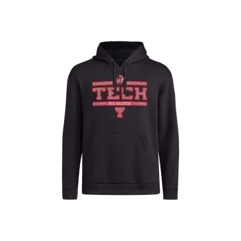 Adidas Free Shipping With AdiClub Texas Tech Fleece Hooded Sweatshirt