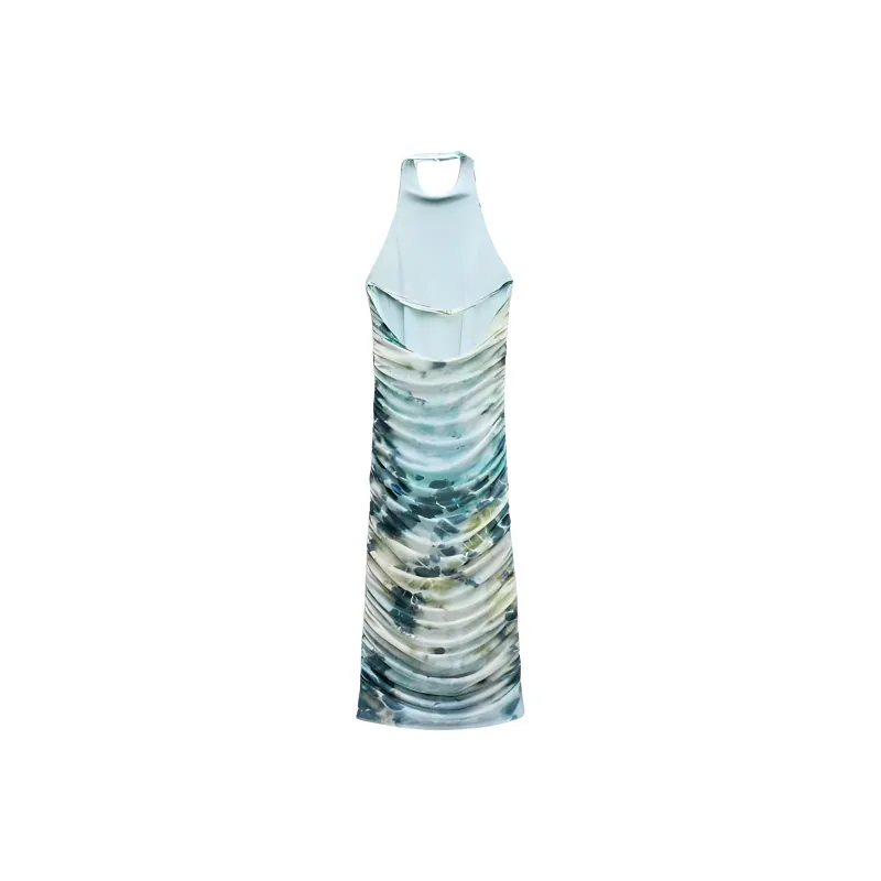 ZARA Sleeveless Dress Women's Blue-1