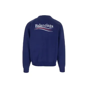 Balenciaga Sweaters Men Blue