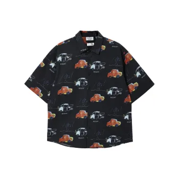 JACK JONES· x Jean Michel Basquiat Spring Shirt Men's