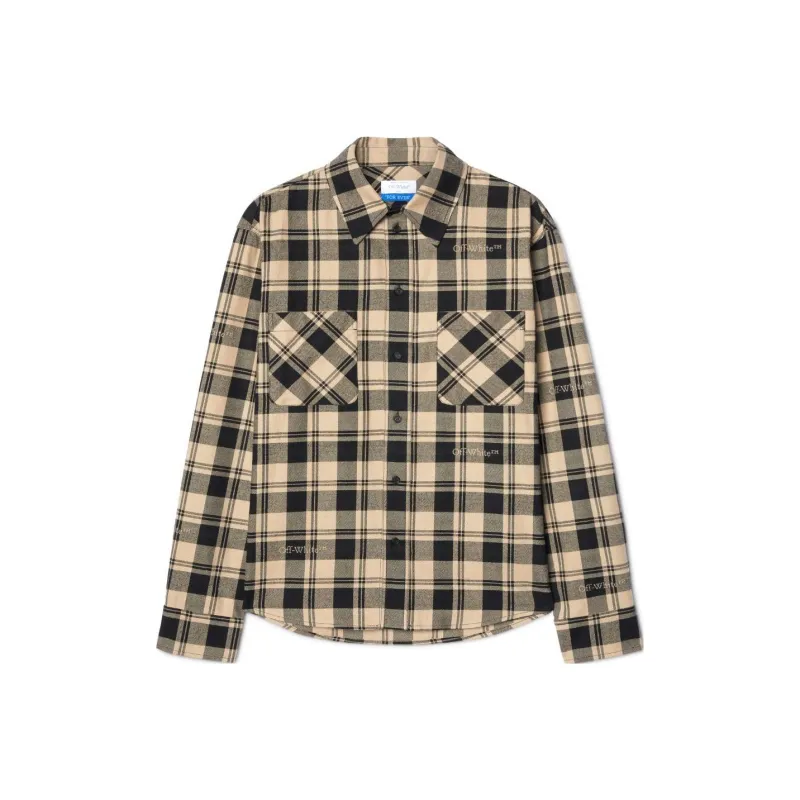 OFF WHITE Checked Long Sleeved Shirt-0