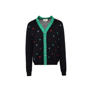 GUCCI Sweaters Men Navy Blue
