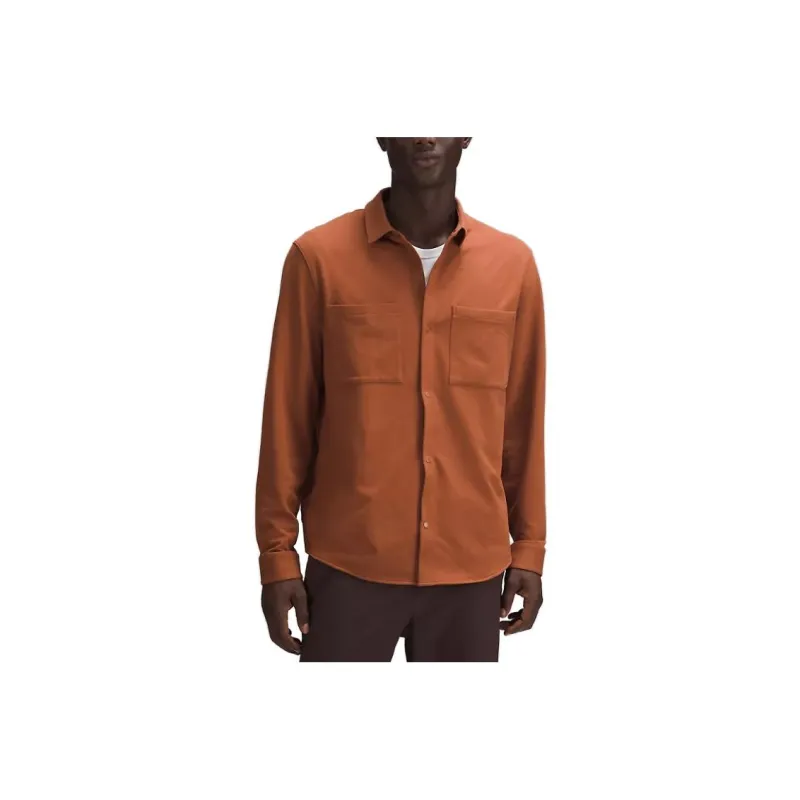 Lululemon Soft Knit Overshirt French Terry Shirt Men's-12