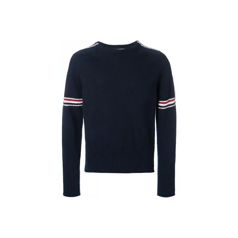 THOM BROWNE Sweaters Men Marine Blue-0