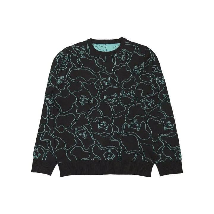 RIPNDIP Sweaters Unisex Black Blue-0