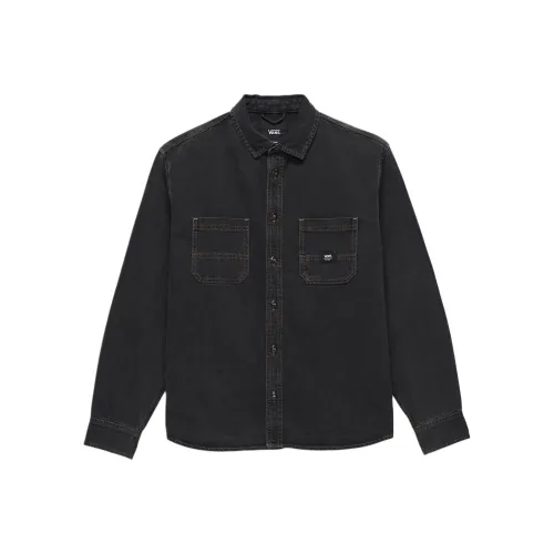 Vans Stevens Denim Long Sleeve Woven Shirt Shirt Men's Black
