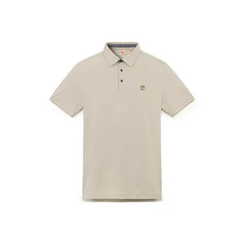 Timberland Polo Shirts Men Liquorice Yellow