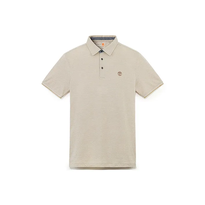 Timberland Polo Shirts Men Liquorice Yellow-0