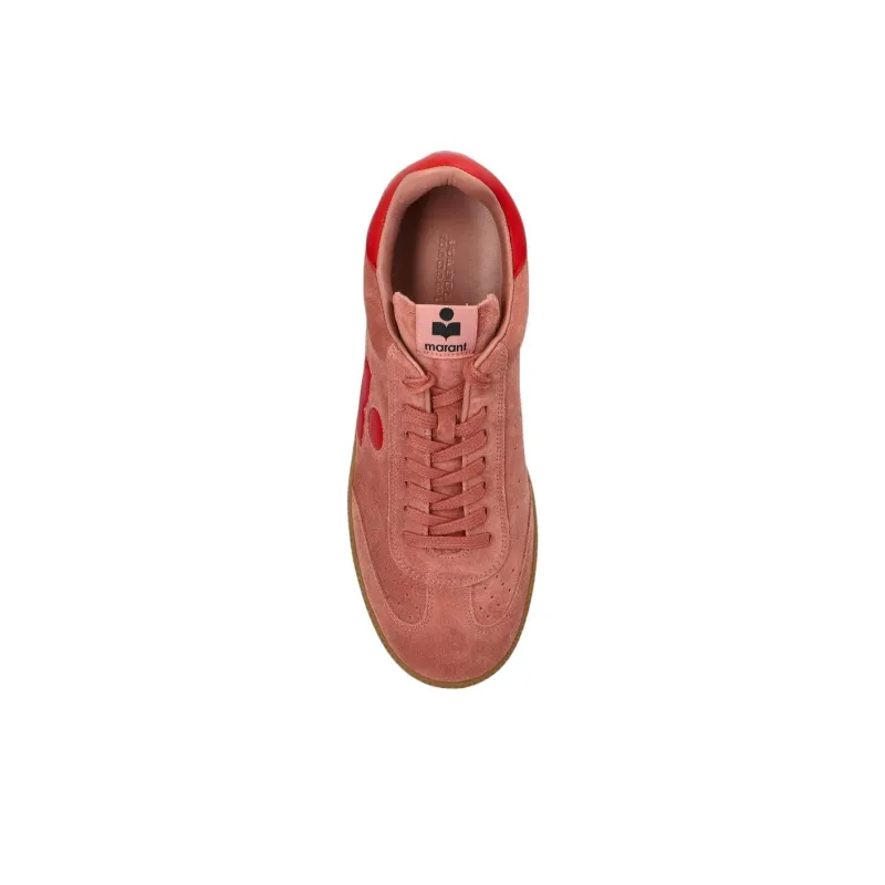 ISABEL MARANT Bryce Low Top Skateboard Shoes Women's Pink-4