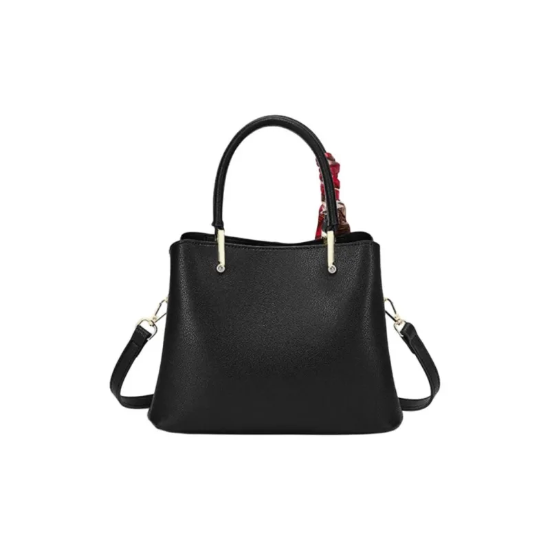 JOSINY Fabric, Synthetic Leather One Shoulder Handbag Medium Size Women's Multicolor-18