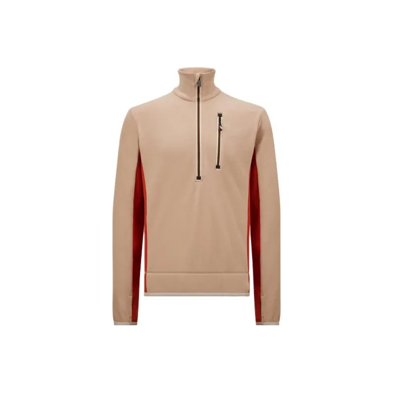 Moncler High Neck Fleece Sweatshirt-0