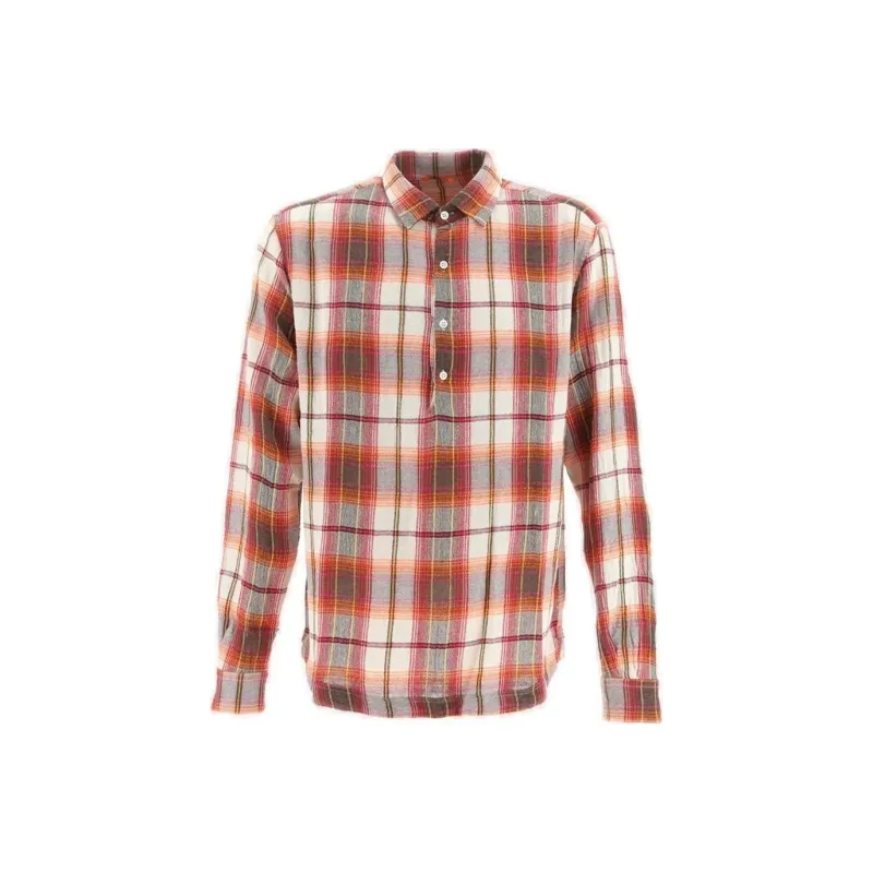 Barena Long Sleeved Checked Shirt-0