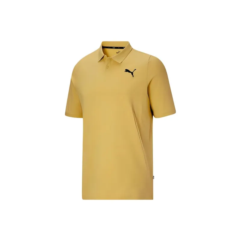 PUMA Essentials Men's Pique Polo BT Polo Shirt Men's Yellow-0