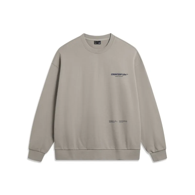 LiNing Sweatshirt Unisex Rock Ridge Gray-0
