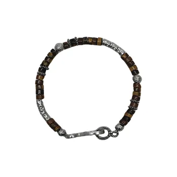 PUENTE Tiger's Eye Stone Bracelets Men's