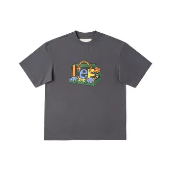 Melting Sadness X Lee T-Shirts Unisex Iron Gray