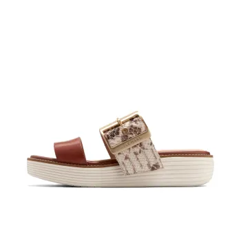 COLE HAAN Slide Slippers Women's Beige Brown