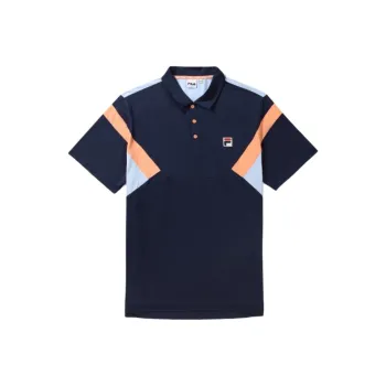 FILA SOLAR POWER SS Polo Shirt Men's Marine Blue