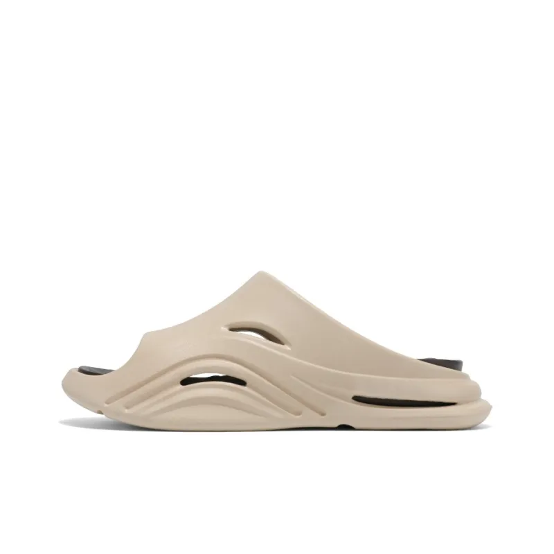 Gaius Durant Quiet Slip Resistant Cushioning Slide Slippers Men's Khaki Brown-0