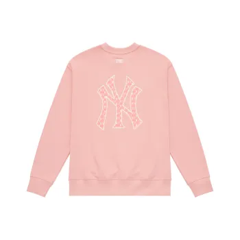 MLB MONOGRAM Collection New York Yankees 24FW Early Autumn Sweatshirt Unisex Pink