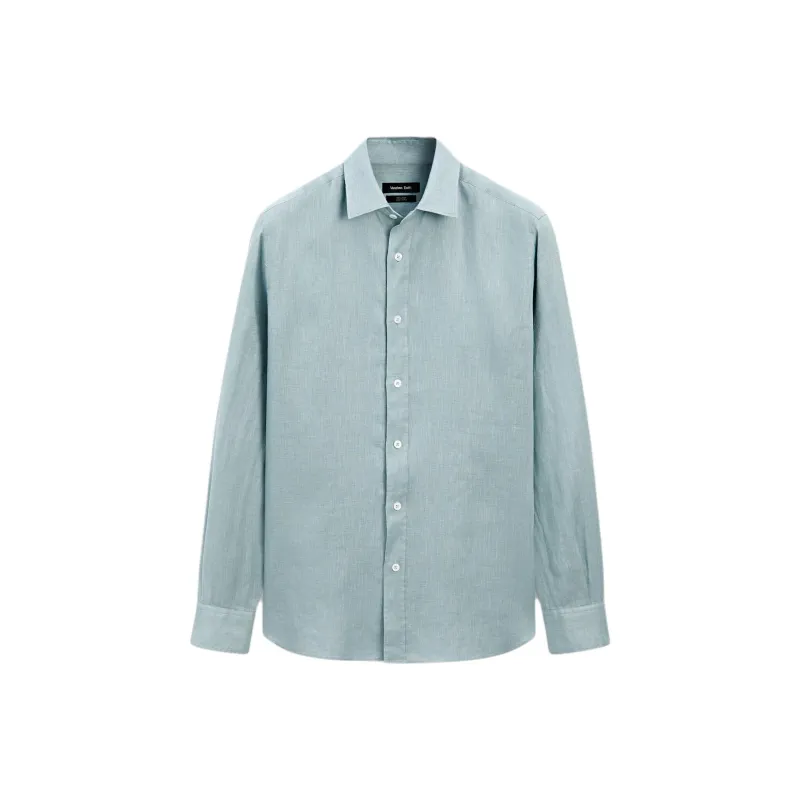 Massimo Dutti Shirt Men's Green-0