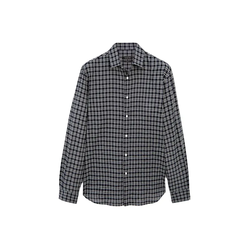 Massimo Dutti Shirt Men's Sea Blue-0