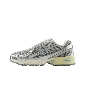New Balance NB 740 Anti Slip Wear Resistant Low Top Chunky Sneakers Unisex Silver