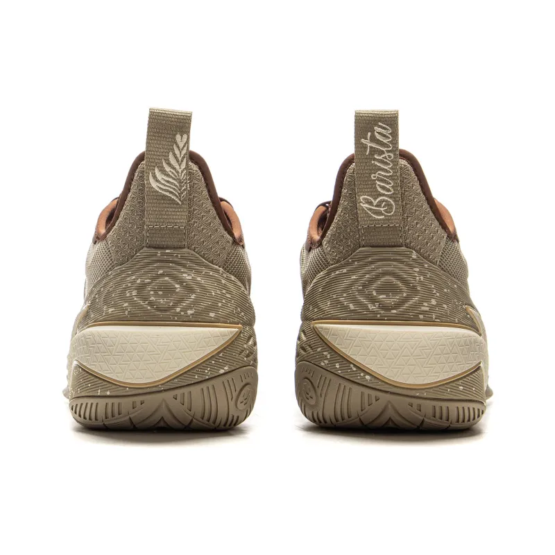 LiNing Buckets Cushioning, Slip Resistant, And Breathable Low Top Basketball Shoes Men's Umber-5