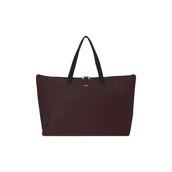 TUMI Voyageur Nylon Tote Bag Shopping Bag Handbag Unisex Dark Purple Red