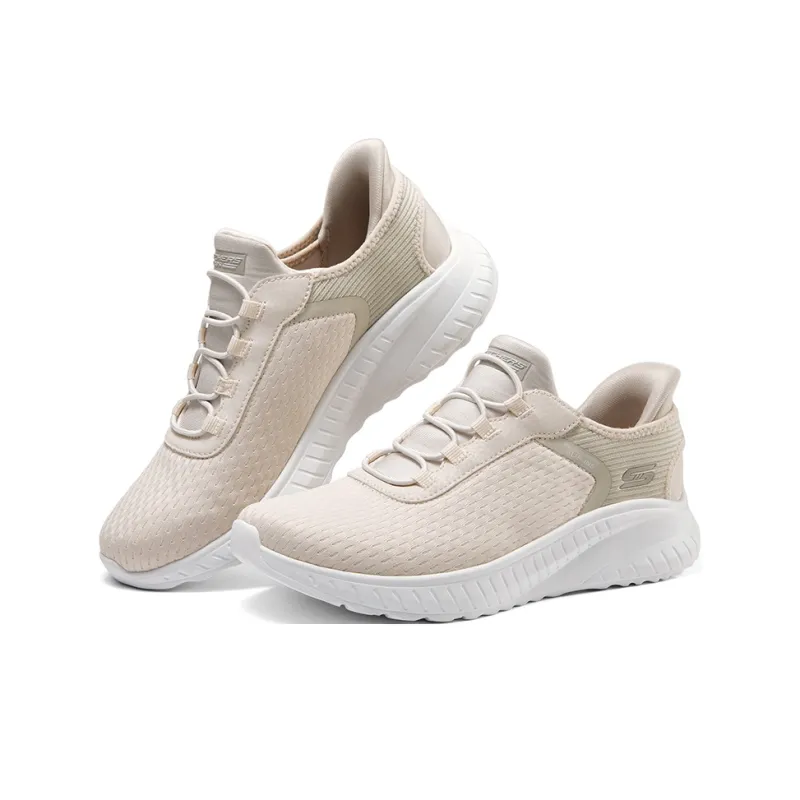 Skechers BOBS SQUAD Anti Slip Wear Resistant Low Top Running Shoes Women's White-2
