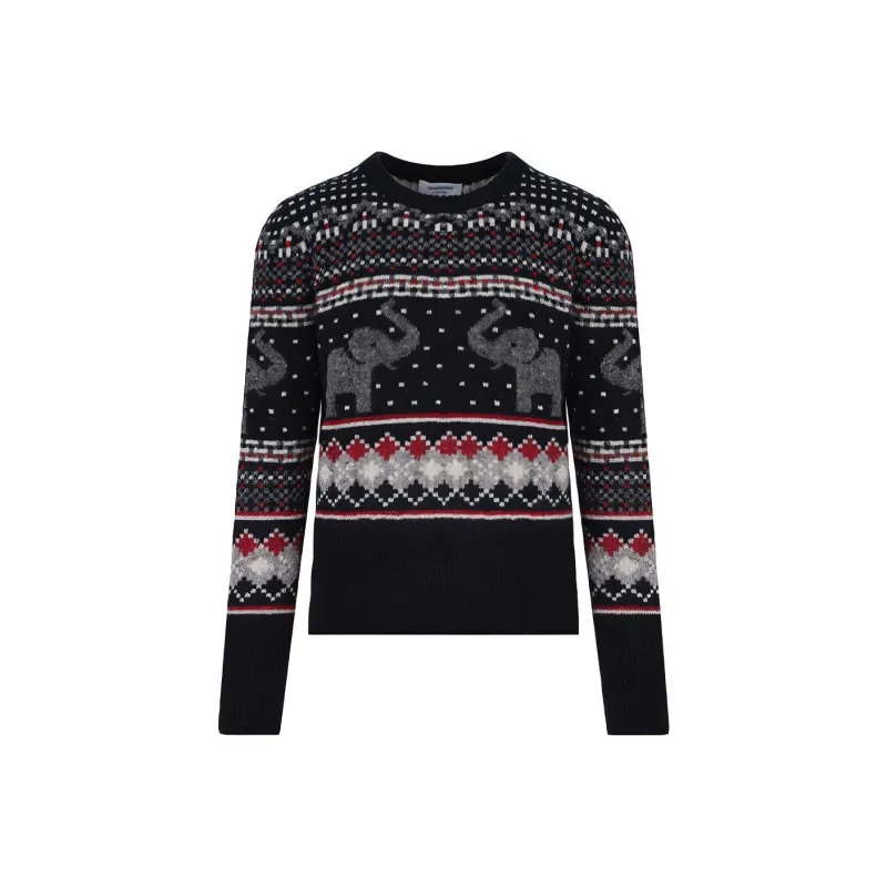 THOM BROWNE· Sweater Men's Black-0
