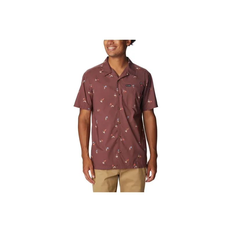 Columbia Pine Canyon Shirt Men's Grape Dry-0