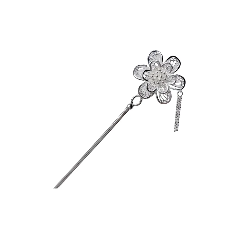 BKBU 990 Fine Silver Hairpins Women's-0