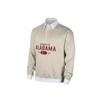 Nike Alabama Club Fleece Men's Nike College Long Sleeve Polo