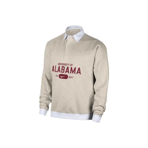 Nike Alabama Club Fleece Men's Nike College Long Sleeve Polo