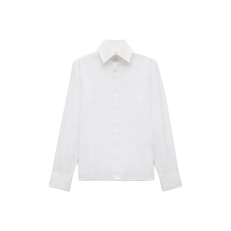 SAINT LAURENT Striped Button Up Shirt-0