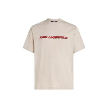 KARL LAGERFELD T Shirt Men's Beige