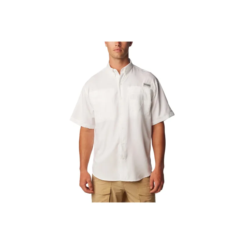 Columbia PFG Tamiami Shirts Men White-0
