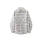 White Large Plaid