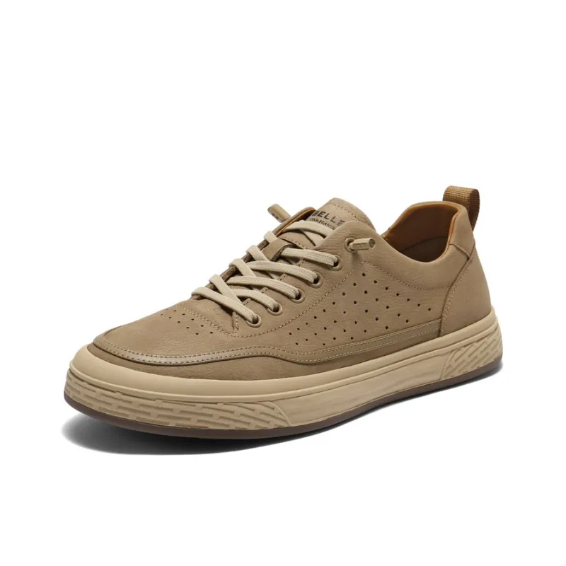 BELLE Anti Slip Wear Resistant Low Top Skateboard Shoes Men's-2